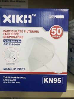 KN95 RESPIRATOR FACEPIECE (50 Pcs)