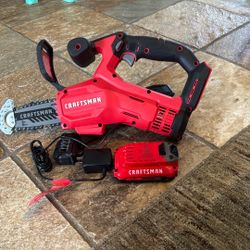 Craftsman 6” Chain Saw For Pruning 