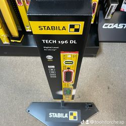 STABILA 24” Tech 196 DL Digital Level $318.
