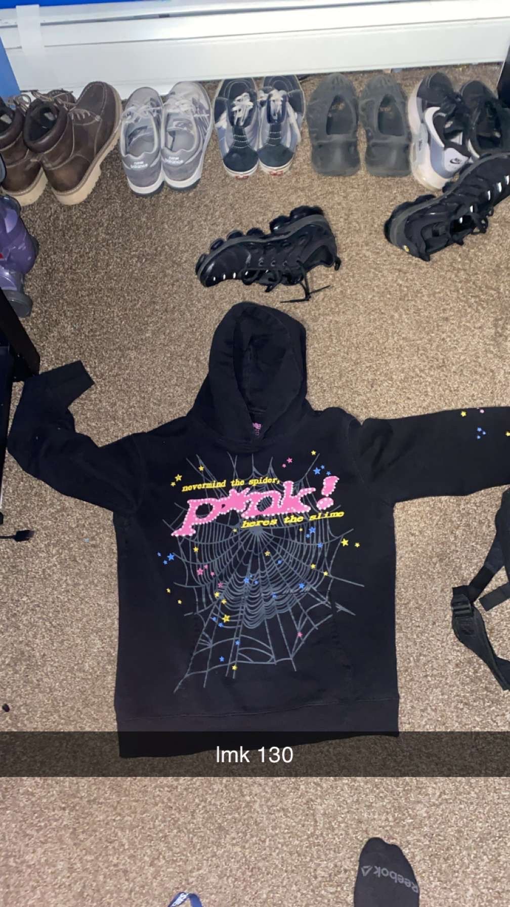 pink hoodie
