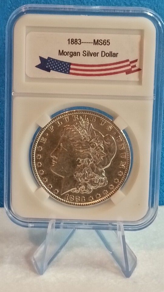 1883 Morgan Silver Dollar MS65