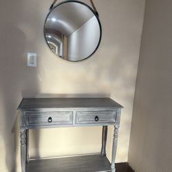 Table And Mirror Combo