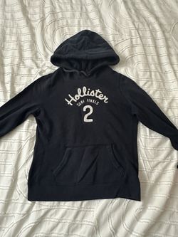 Navy blue Hollister hoodie