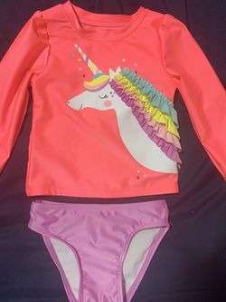 New Cat & Jack 2T Swimsuit Bathing Suit Toddler Girl