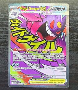 Pokemon TCG Mega Gengar EX 269/217 ASCEN Full Art Holo Rare English 350HP