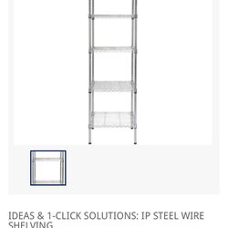 Commercial Grade Wire Shelving 18” X 18” 4 Tier 