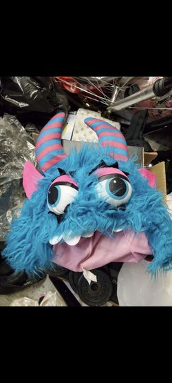 Blue Monster Halloween Costume Headpiece