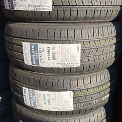 215/55/17 Kumho Tires