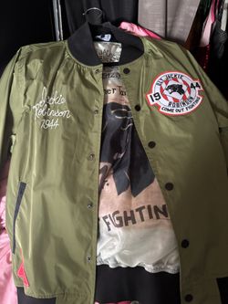 Brand New With Tags Jackie, Robinson, Black Panther Flight Jacket