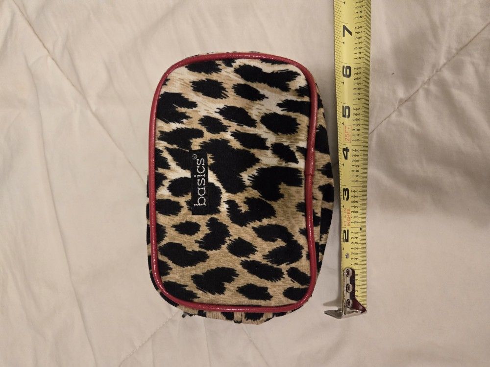 Small Animal Print Cosmetic Bag