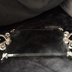♡ Beveled Glass Perfume Tray ♡