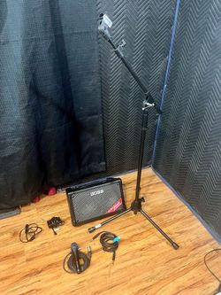 Complete Premium Busking & Gig Rig – BOSS Cube Street II & Sennheiser e945 Package