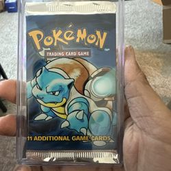 Pokemon Base Set Booster Pack (Blastoise Art)
