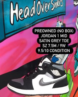 Jordan 1 Mid Sz 7.5M / 9W