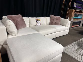 Stunning modular sectional! $1099 🤍✨ Easy Financing!