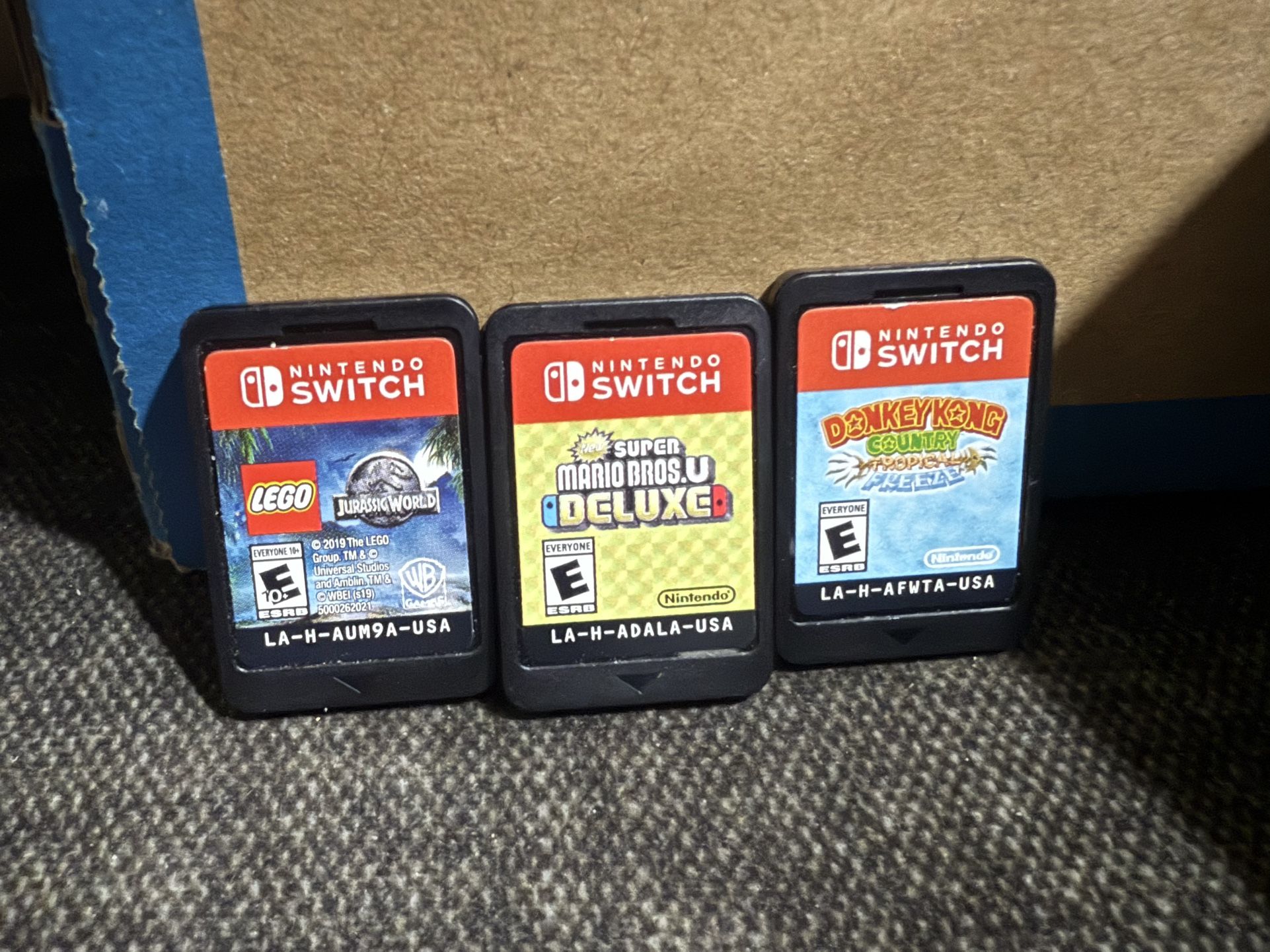 Nintendo Switch V1 Case Charger Dock Games