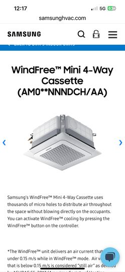 Samsung Indoor AC Unit (Un-Used)