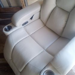 White Recliner 