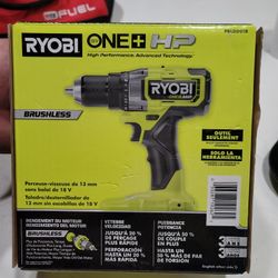 RYOBI
ONE+ HP 18V Brushless Cordless 1/2 in. Drill/Driver (Tool Only)