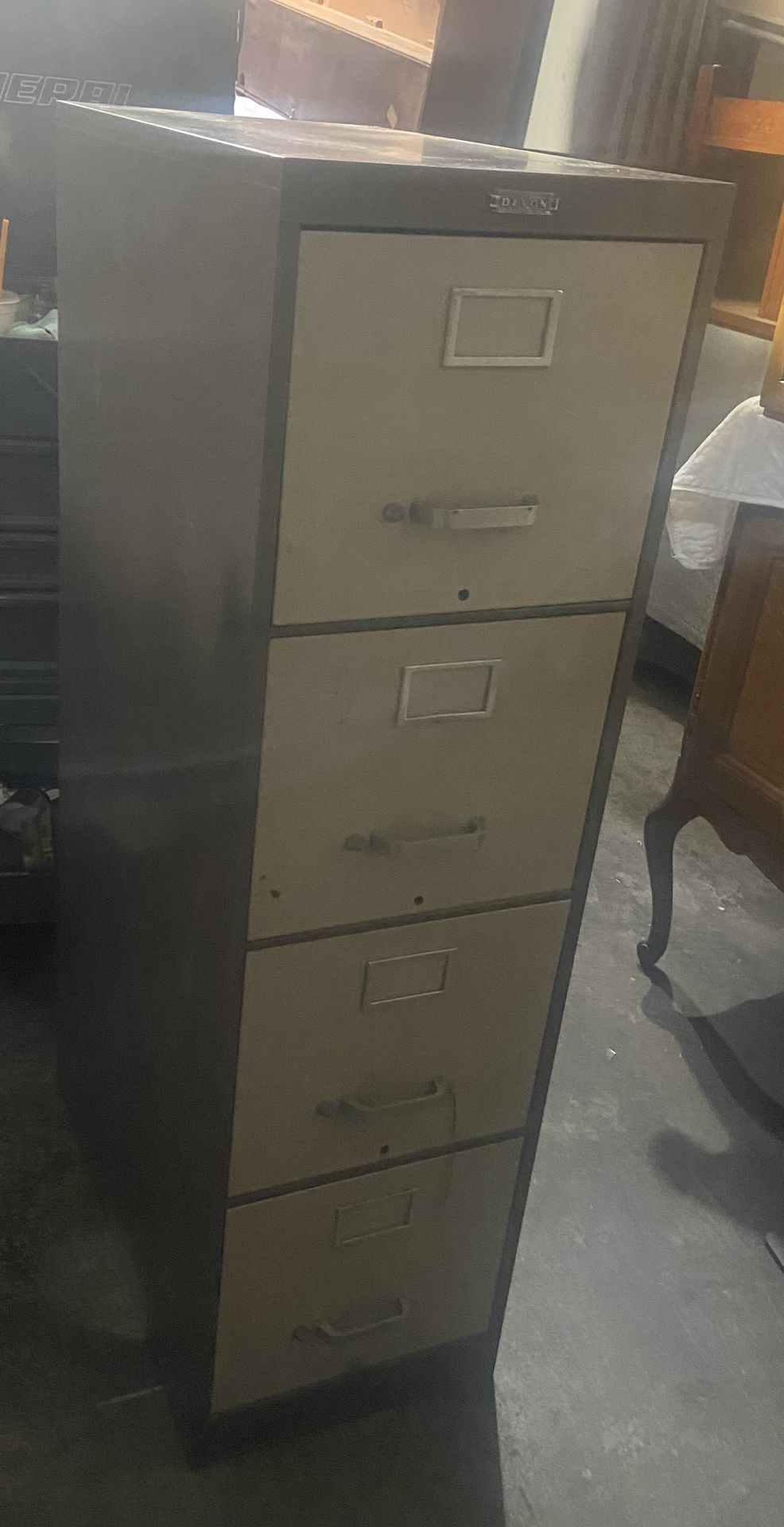 Four-Drawer File Cabinet
