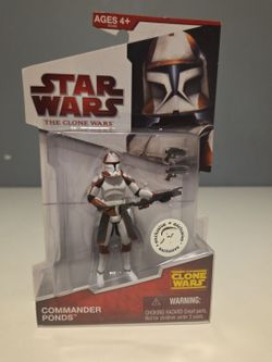 STAR WARS COMMANDER PONDS CLONE WARS ACTION FIGURE SEALED
