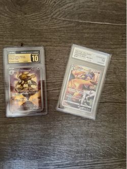 2 (10 graded) japenese cards (ONE IS PRISTINE)