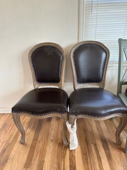 French Style Dining Chairs Set of 2