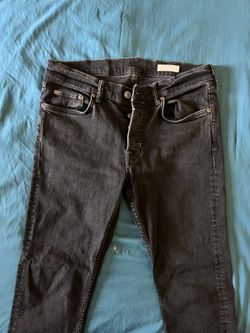All Saints Jeans Black Rex Slim Fit Size w32