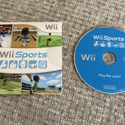Wii Sports Nintendo Wii With Cardboard Sleeve Tested Working 