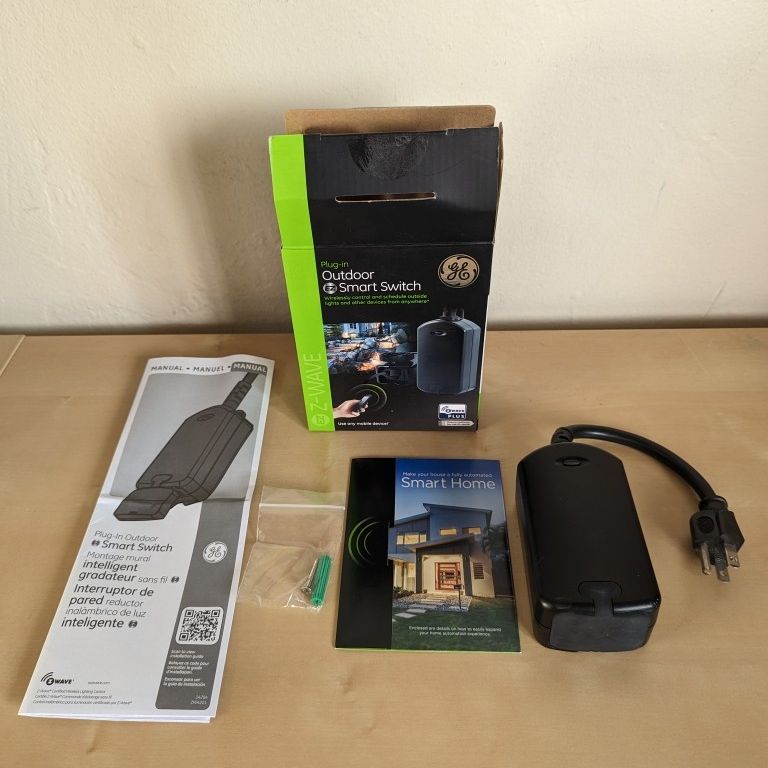 GE Z-Wave Plug-In Outdoor EZ Smart Switch ZW4201 Z Wave for Sale in San  Diego, CA - OfferUp