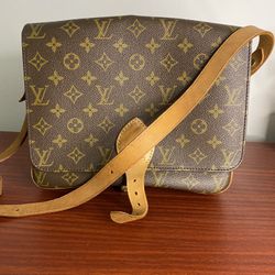Louis Vuitton Monogram Cartouchiere GM Crossbody Bag