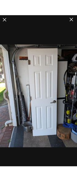Indoor door with all accessories. 24x80