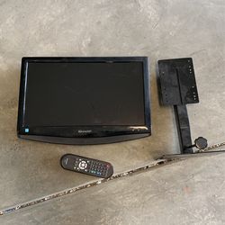 19” Sharp Tv With Stand