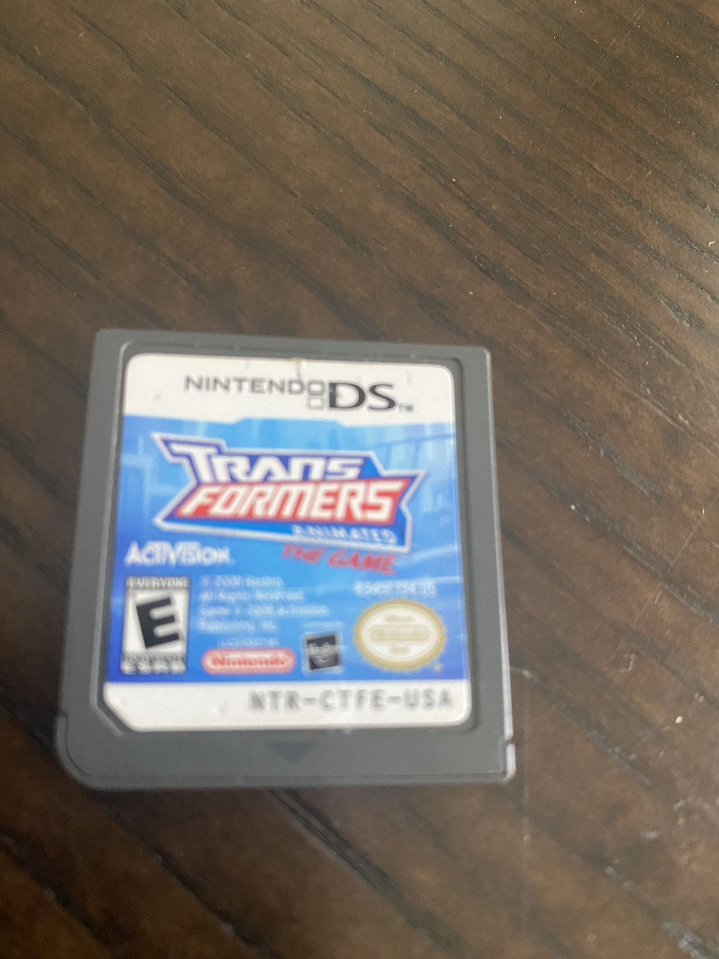 Transformers Nintendo DS