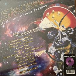 Spacewalk-Salute to Ace Frehley by Various (CD, 1996) KISS (purple vinyl)
