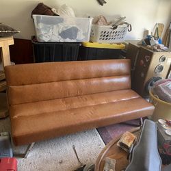 Leather Futon 