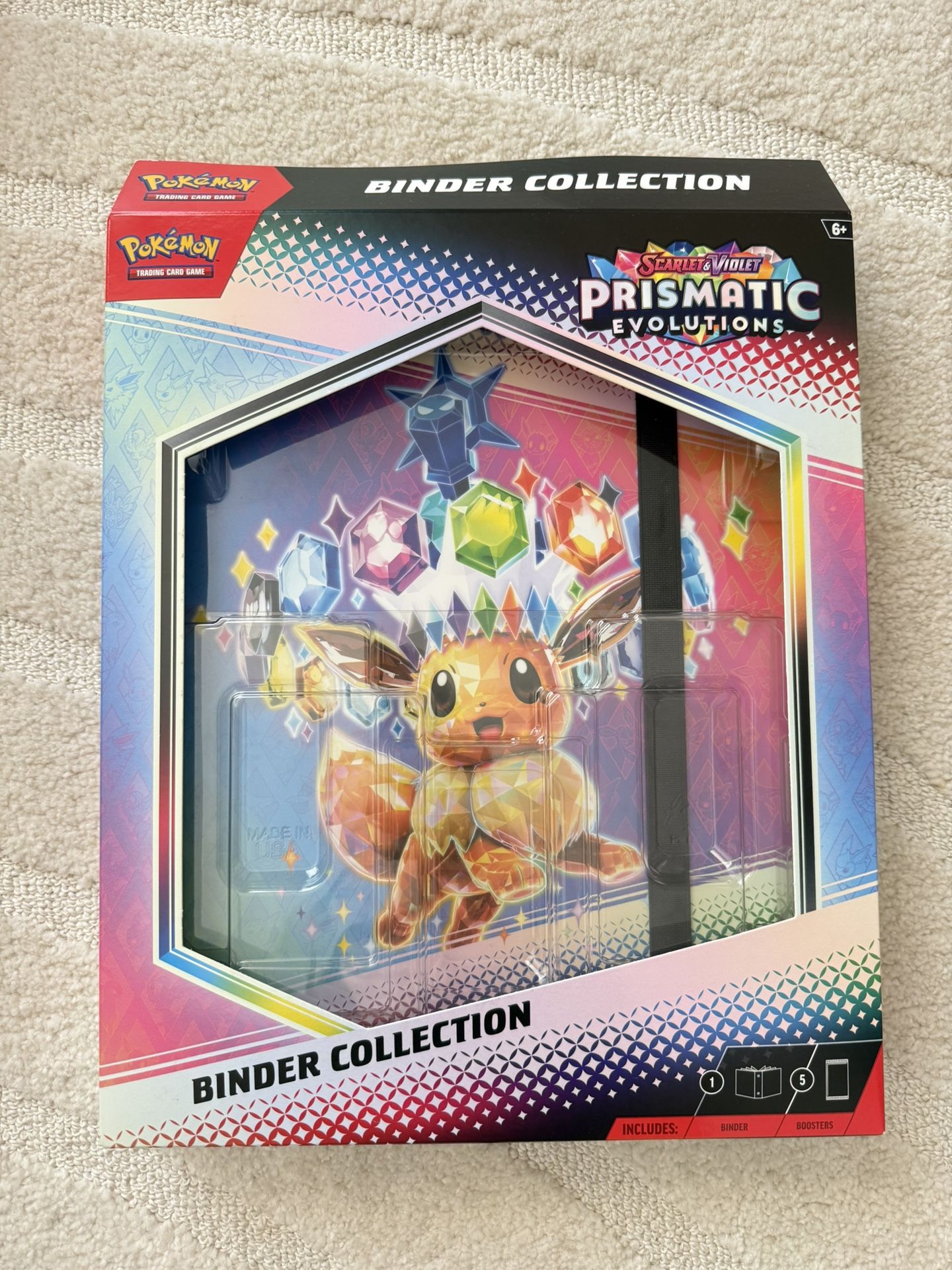 Pokemon Prismatic Evolutions Binder (NO PACKS)