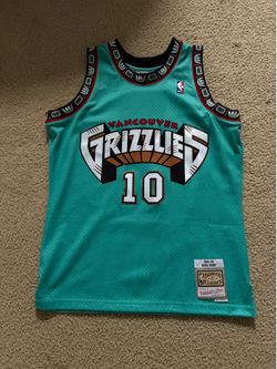 Mitchell & Ness Mike Bibby Teal Vancouver Grizzlies Jersey