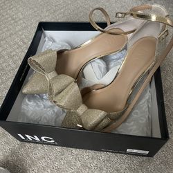 Brand Gold High Heels 8.5