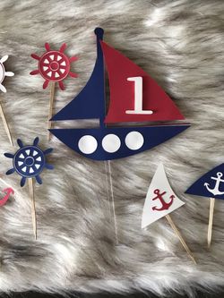 Nautical theme birthday decorations