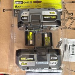 Ryobi 6ah Battery's