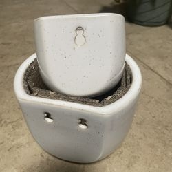 3” And 6” Wall Hanging Plant Pot Planter Set