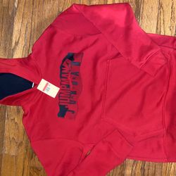 Jordan red And Black Hoodie