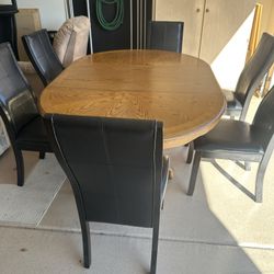Oak Oval Dining Table