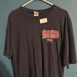 Navy Ole Miss Hotty Toddy T-shirt 