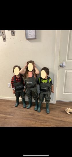 Magreel Child Chest Waders Waterproof Nylon with Boots Fishing for Sale in  Lacey, WA - OfferUp