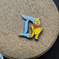 Winnie the Pooh “D” Disney Pin