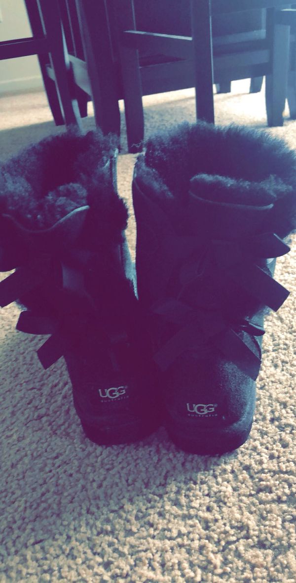 high top uggs with bows