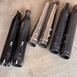 Harley Davidson Slip On Mufflers And Many Other Parts