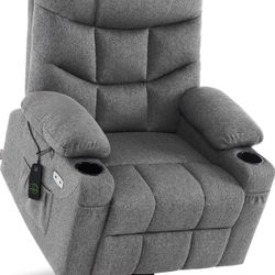 Power Lift Recliner Chair with Extended Footrest